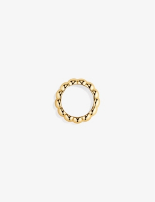 Shop Mejuri Women's Gold Puffy Charlotte 14ct Yellow-gold Ring