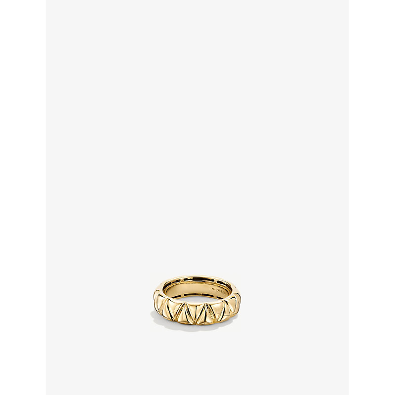 Shop Mejuri Women's Gold Patra 14ct Yellow-gold Ring