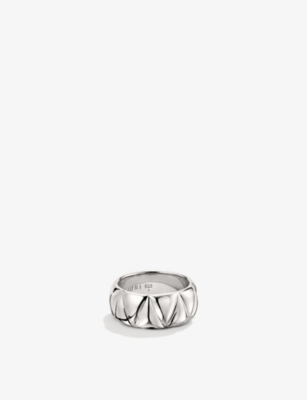 Shop Mejuri Women's Sterling Silver Patra Bold Sterling-silver Ring