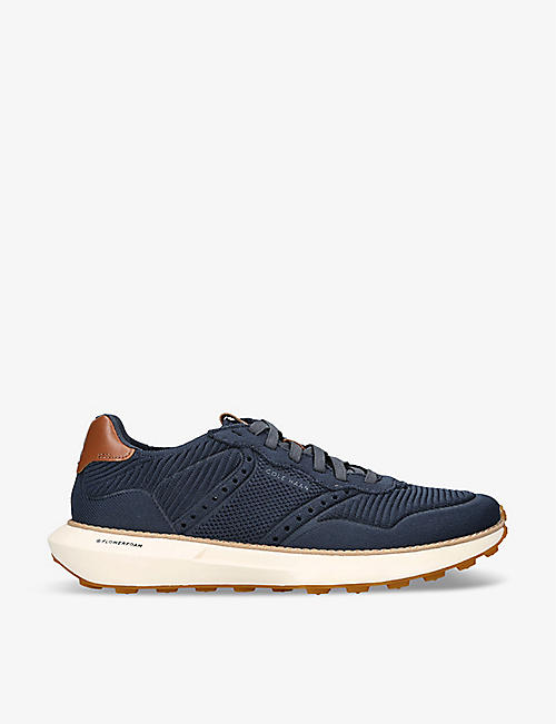 COLE HAAN: GrandPrø Ashland Stitchlite knitted low-top trainers