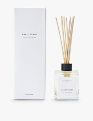 THE WHITE COMPANY: Amalfi Lemon Luxury scented diffuser set 24cm