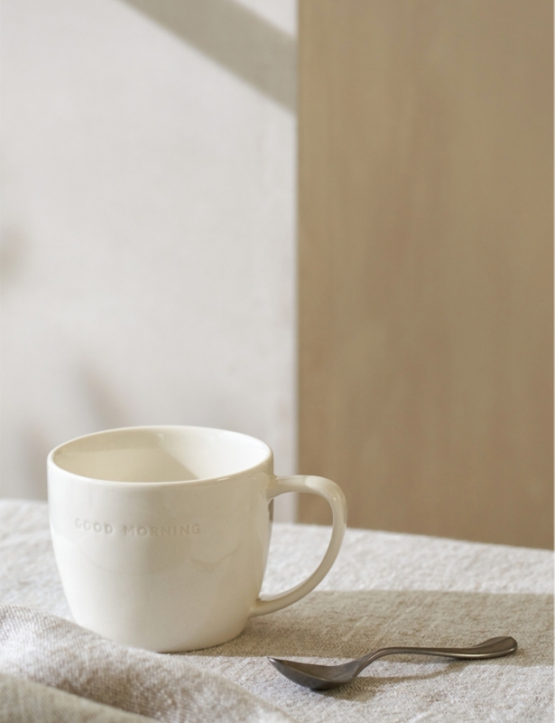 Good Morning porcelain mug 8.5cm