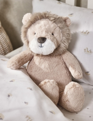 THE LITTLE WHITE COMPANY: Lenny Lion Soft Toy 40cm