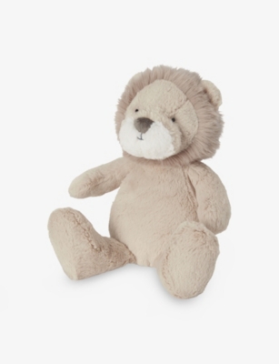 THE LITTLE WHITE COMPANY: Lenny Lion Soft Toy 40cm