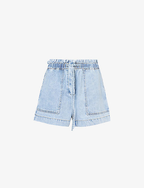 RAILS: Foster welt-pocket cotton-blend shorts