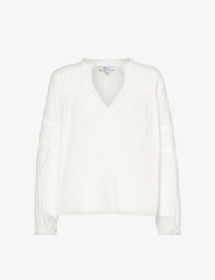 RAILS: Marli V-neck cotton shirt