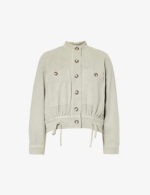 RAILS: Alma flap-pocket regular-fit cotton-blend jacket