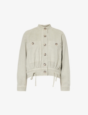 Shop Rails Women's Sage Alma Flap-pocket Regular-fit Cotton-blend Jacket