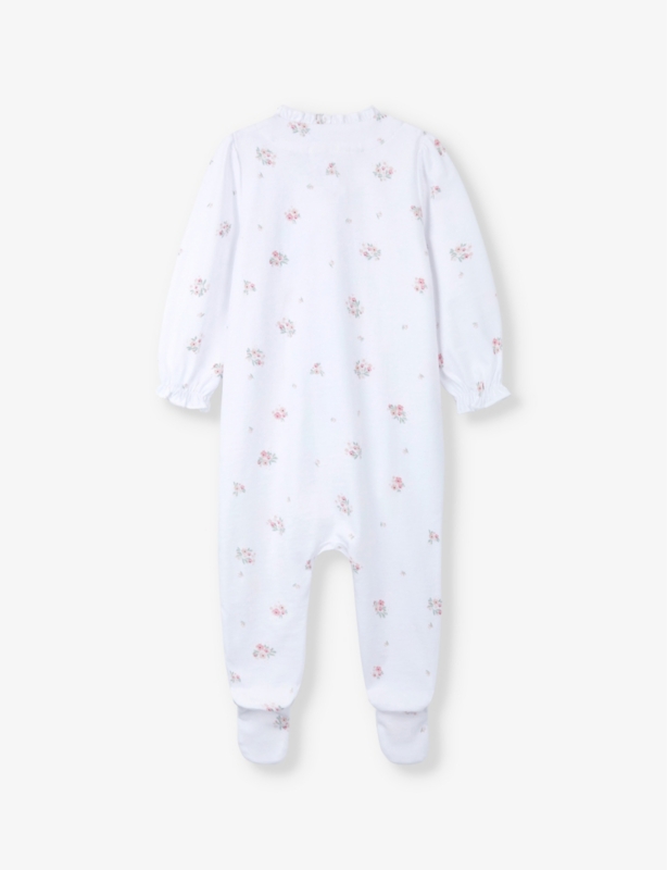 Reya Floral-Print Cotton Babygrow 0-24 Months