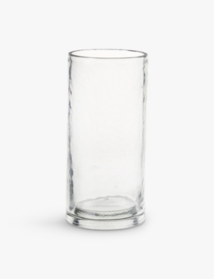 THE WHITE COMPANY: Jago hammered glass tealight holder 11.4cm