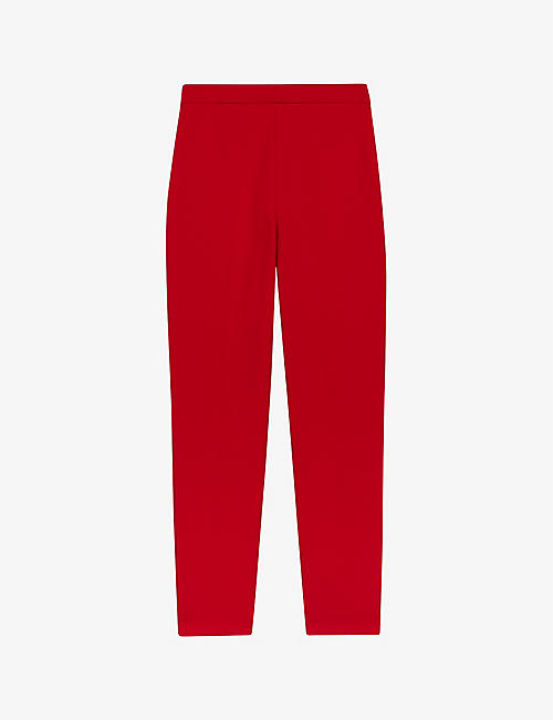 TED BAKER: Manabut slim-fit high-rise stretch-woven trousers
