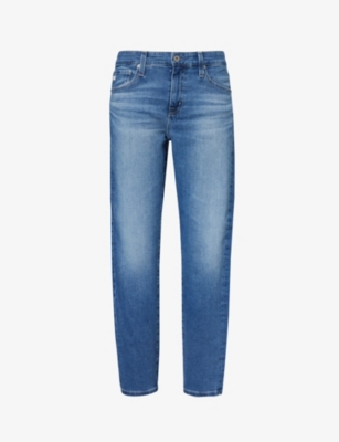 Shop Ag Women's Catskills Ex-boyfriend Slouchy Slim-leg Mid-rise Stretch Denim-blend Jeans