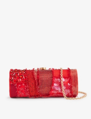 Cult Gaia Piper Embellished Clutch Bag In Lollipop Mosaic