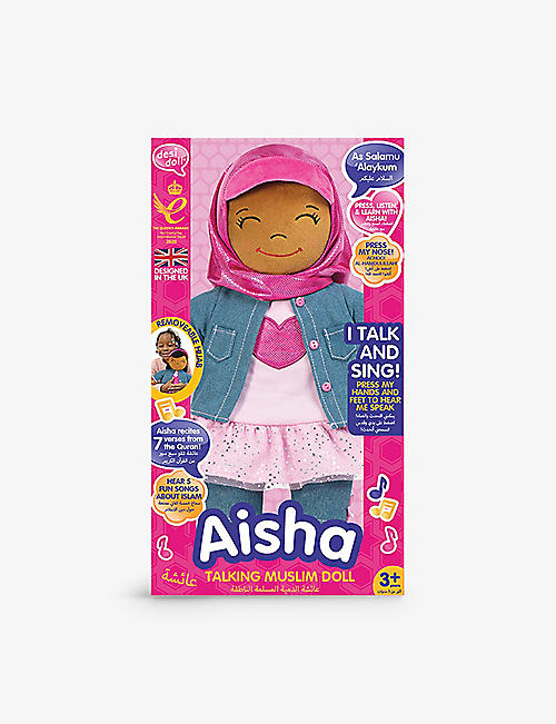 DESI DOLLS: Ashia bilingual talking soft toy 40cm