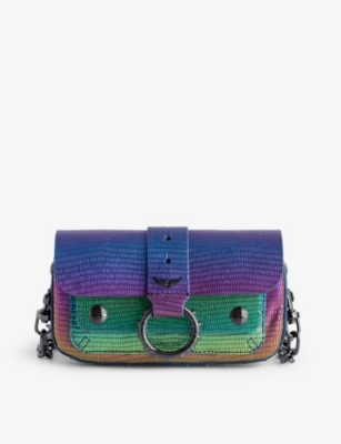 Zadig & Voltaire Zadig&voltaire Women's Rainbow Kate Removable-chain Stud-embellished Leather Wallet