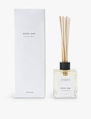 THE WHITE COMPANY: Kyoto Oud Luxury scented diffuser set 200ml
