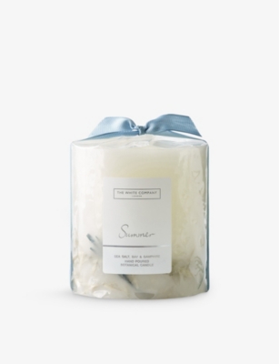 THE WHITE COMPANY: Summer Botanical medium mineral-wax scented candle 725g