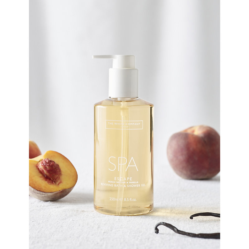 Shop The White Company Spa Escape Reviving Bath And Shower Gel 250ml In None/clear