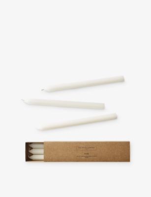 THE WHITE COMPANY: Tapered Unscented Set of Six Dinner Candles