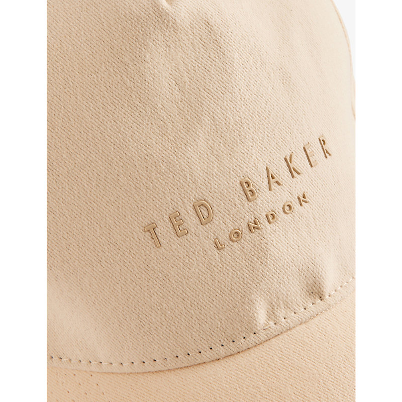 Shop Ted Baker Men's White Fredds Logo-embroidered Cotton Baseball Cap
