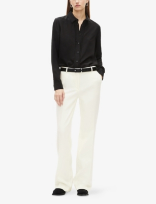 THE KOOPLES: Straight-leg high-rise stretch-woven trousers