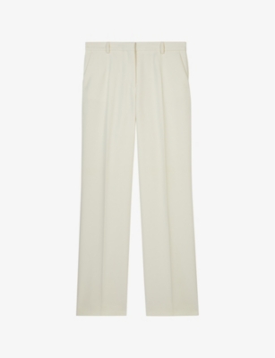 THE KOOPLES: Straight-leg high-rise stretch-woven trousers