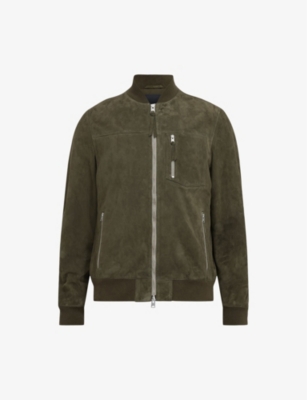 All saints green bomber jacket best sale