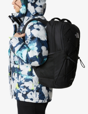 The North Face Jester Logo-print Recycled-polyester Backpack In Black/white