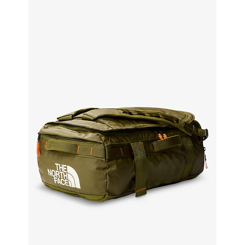Shop The North Face Forest Olive/desert Base Camp Voyager Recycled-polyester Duffel Bag