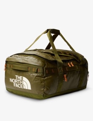 The North Face Base Camp Voyager Recycled-polyester Duffel Bag In Forest Olive/desert