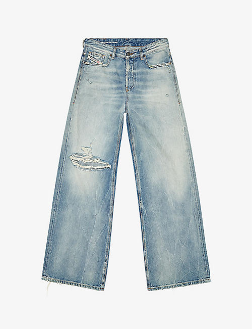 DIESEL: 1996 D-Sire wide-leg low-rise denim jeans