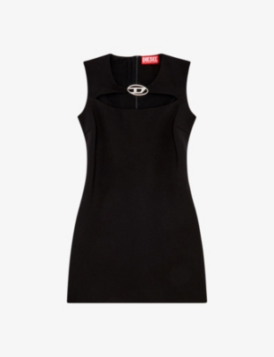 Diesel D-reams Logo-plaque Minidress In 9xx