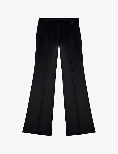 DIESEL: P-Maevy cut-out bootcut-leg mid-rise stretch-woven trousers