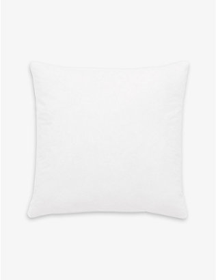 THE WHITE COMPANY: Duck-feather large square cotton cushion pad 65cm x 65cm