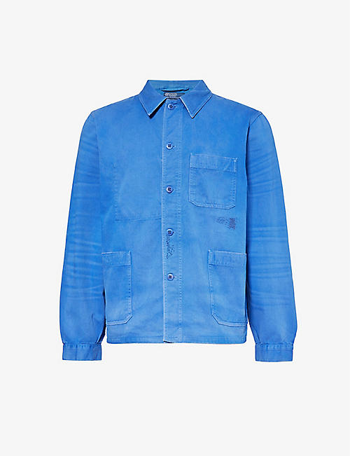 POLO RALPH LAUREN: Chore patch-pocket relaxed-fit cotton-twill jacket