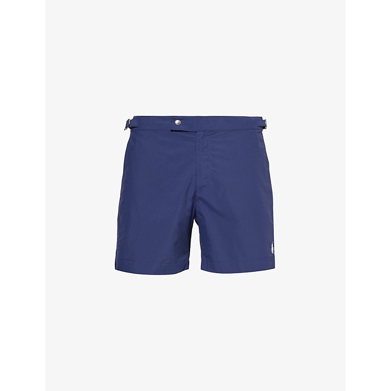 Polo Ralph Lauren Mens Newport Navy Slip-pocket Swim Shorts