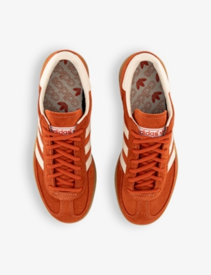 Adidas Originals Handball Spezial 'bright Red Clear Pink' Sneakers In Preloved Red Cream White