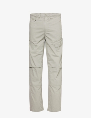 BELSTAFF: Dalesman brand-patch straight-rise regular-fit cotton trousers