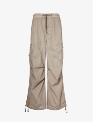 JADED LONDON: Parachute wide-leg high-rise cotton trousers
