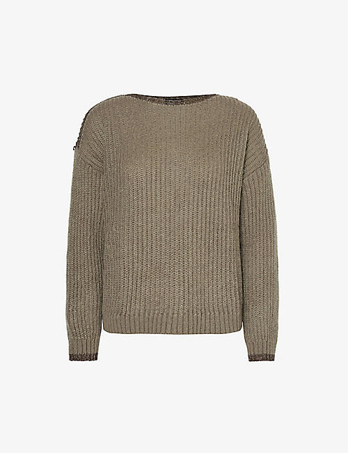 IKKS: Basic round-neck knitted jumper