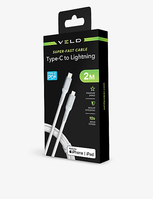 VELD: VCL2 Super-fast USB-C to Lightning 2-metre cable