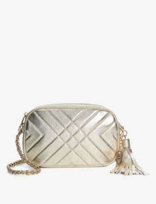 DUNE: Chancery quilted leather cross-body bag