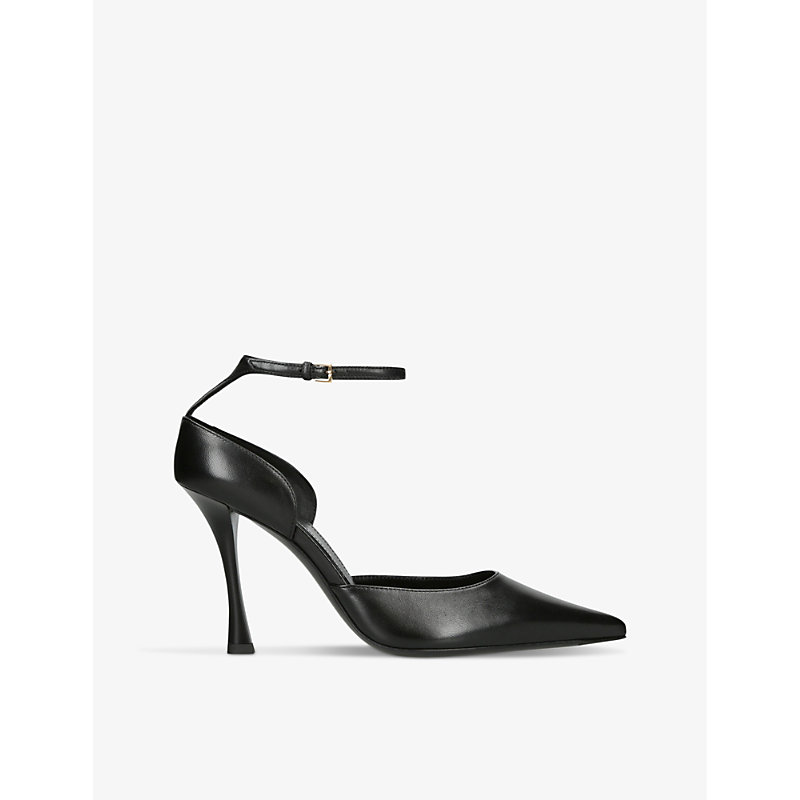 Shop Givenchy Women's Black Show Stocking Leather Heeled Courts