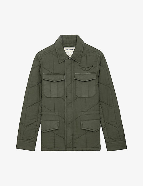 ZADIG&VOLTAIRE: Kayak patch-pocket relaxed-fit cotton jacket