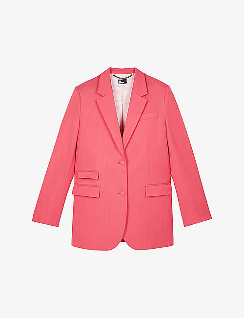 THE KOOPLES: Relaxed-fit single-breasted cotton-blend blazer