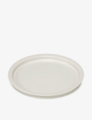 Serax White Kelly Wearstler Dune Medium Porcelain Plate Set Of Two In White