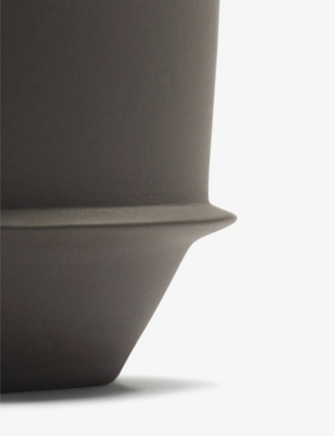 Serax Brown Kelly Wearstler Dune Porcelain Coffee Cup Set Of Two In Brown