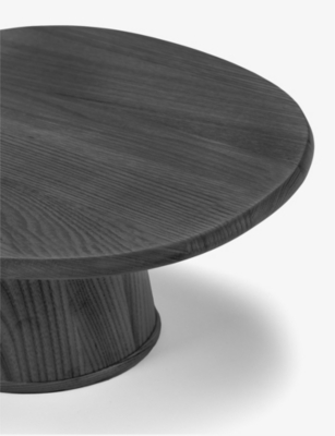 Serax Black Kelly Wearstler Dune Porcelain Cake Stand 29cm In Black