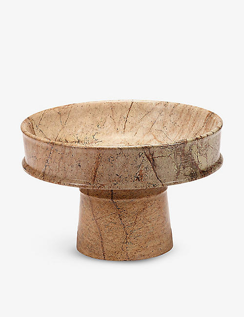 SERAX: Kelly Wearstler Dune marble high bowl 30.5cm