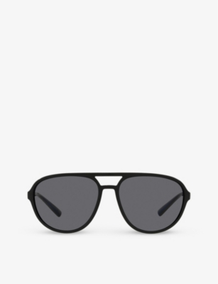 DOLCE & GABBANA: 0DG6150 pilot-frame nylon sunglasses